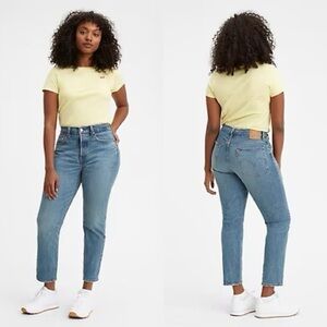 Levi’s Wedgie Icon Fit Ankle Jeans These Dreams Medium Wash